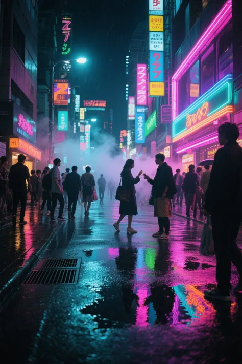 오사카의 도심 유흥가